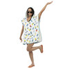 Poncho de plage imprim&eacute; - Esquisse d'ananas - 3