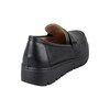 Faux leather platform loafers - 4