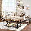 Coffee table with steel mesh - 3