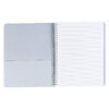 Small spiral notebook with pocket page, 168 pages - 2