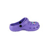 Kids' slip-on clogs with ankle strap and charms