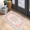 Tapis m&eacute;daillon vintage d&eacute;lav&eacute;, 20"x32" - 2