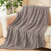 Jacquard microplush throw, 50"x60"