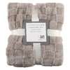 Jacquard microplush throw, 50"x60" - 2