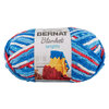 Bernat Blanket Brights - Red, white boom, 300g