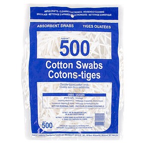 Absorbent cotton swabs, 500 pcs