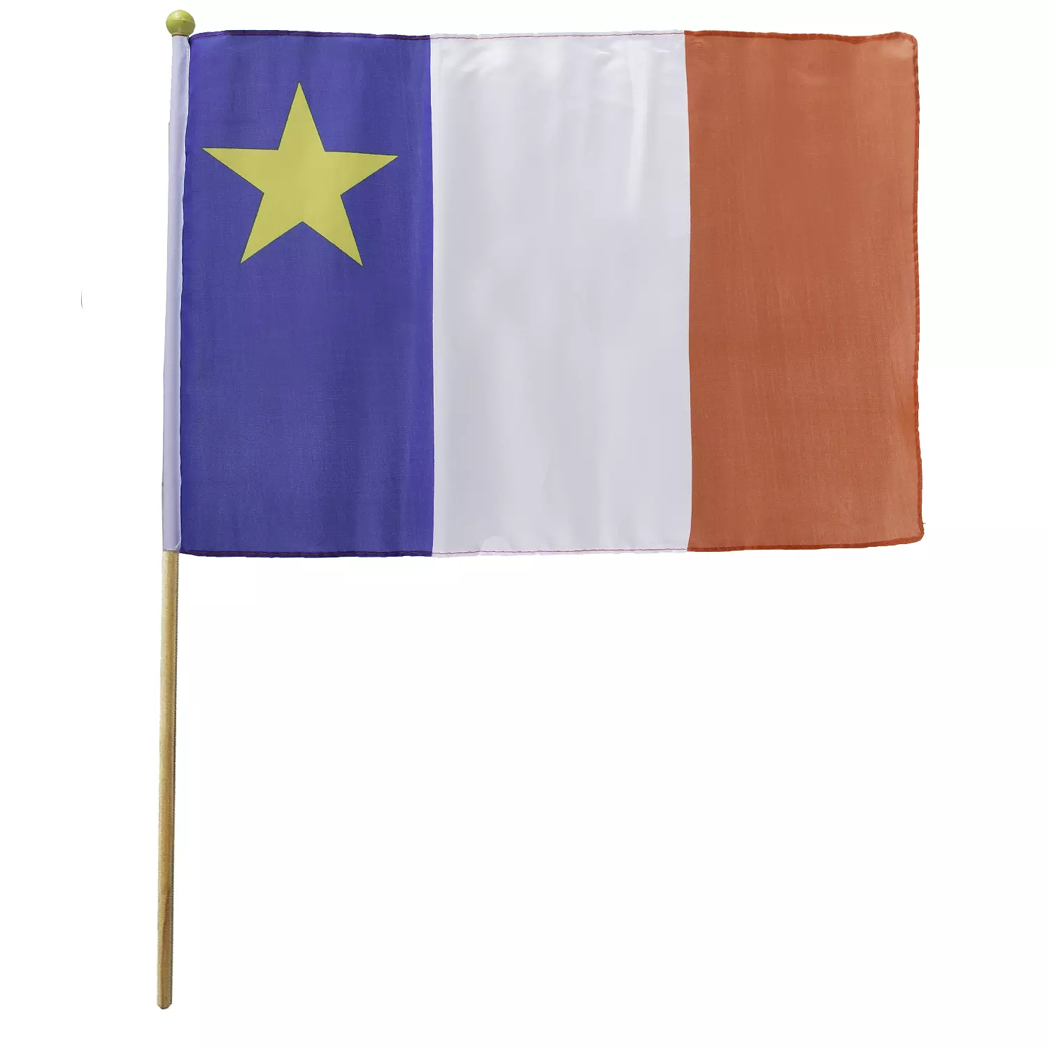 Acadie flag, 12"x18"