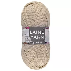 Acrylic yarn, beige, 100g