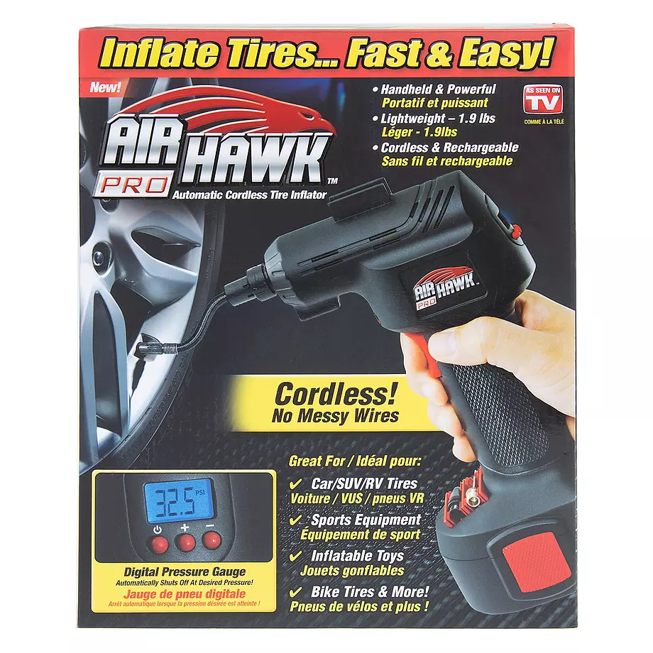 Air Hawk Pro - Automatic cordless tire inflator