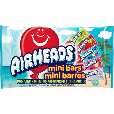 Airheads - Mini barres - Mélanges du paradis, 340g