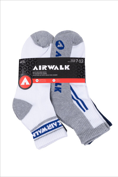 Airwalk - Chaussettes mi-hautes - 4 paires