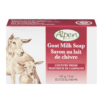 Alpen Secrets - Savon au lait de chèvre, 141g - Fraîcheur de campagne
