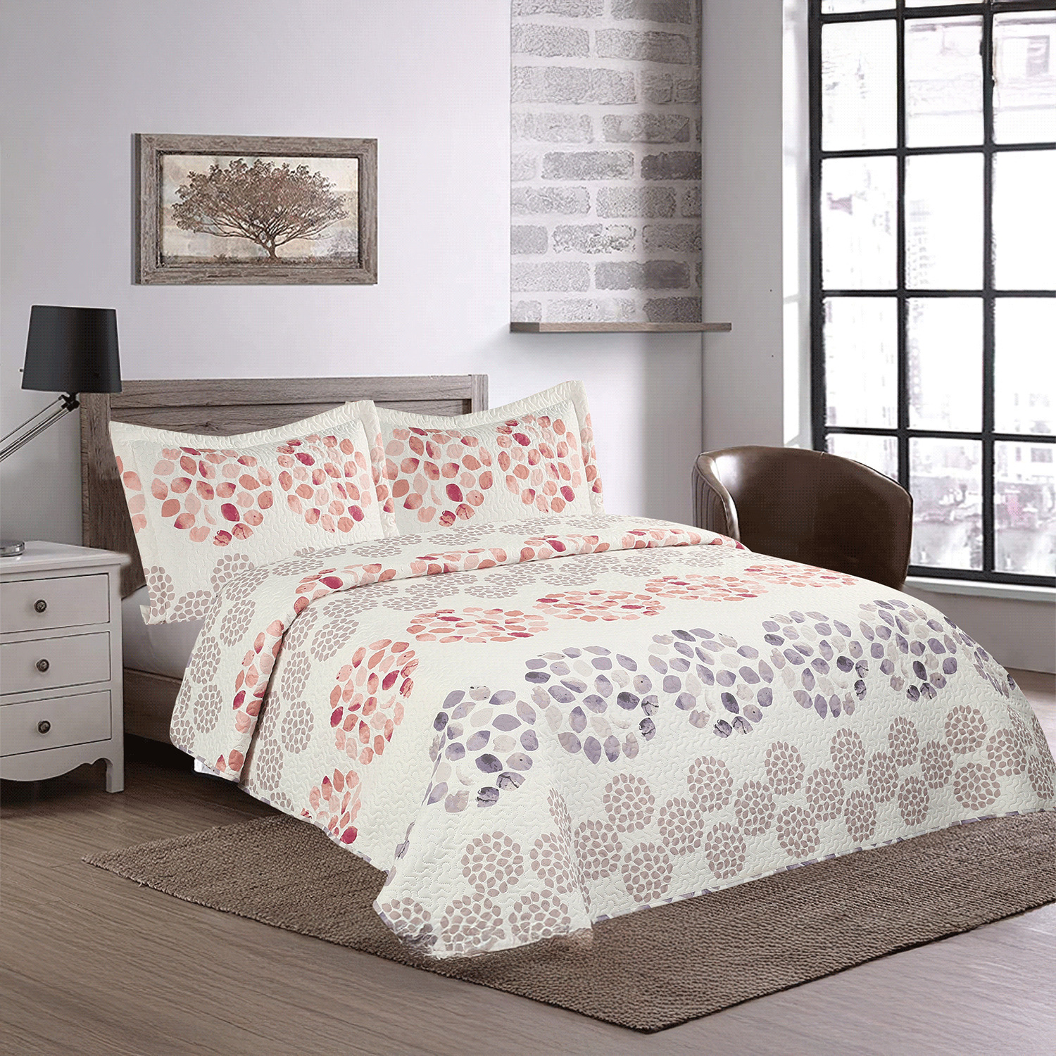 AMANDA - Quilt set, Dotty dream