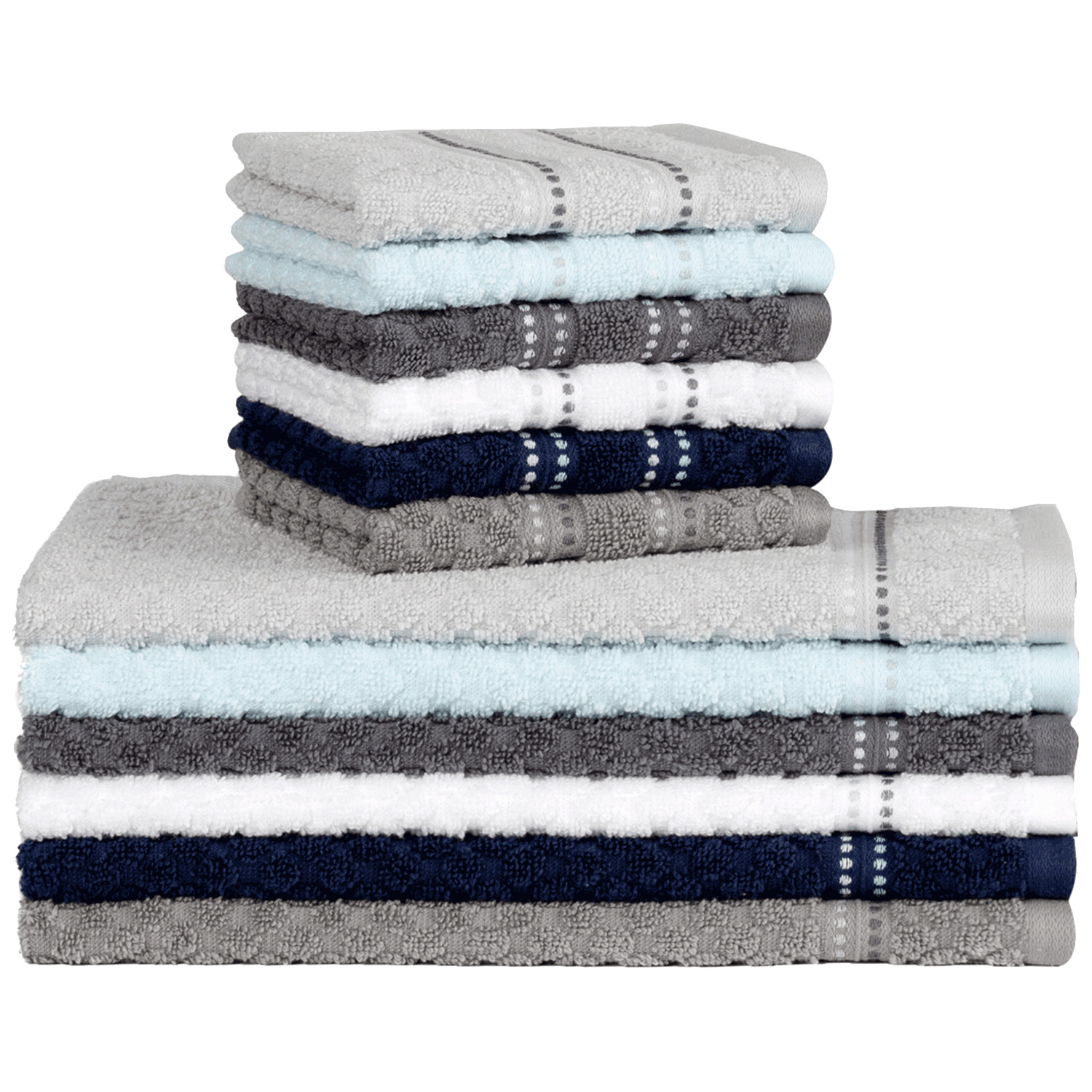 AMBIANCE Collection - Contrast dot facecloth
