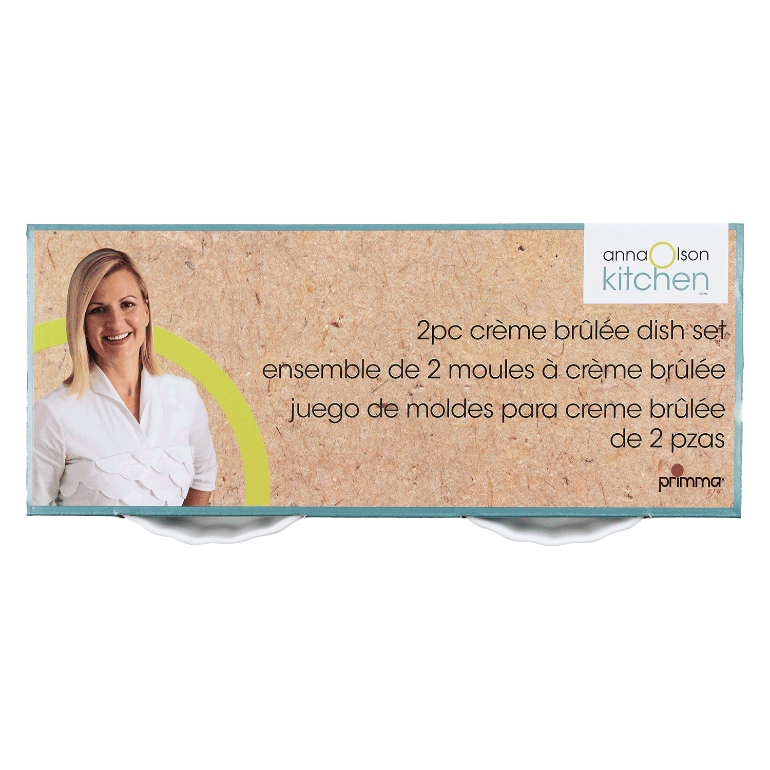 Anna Olson - Cr&egrave;me brul&eacute;e dish set, 2 pcs