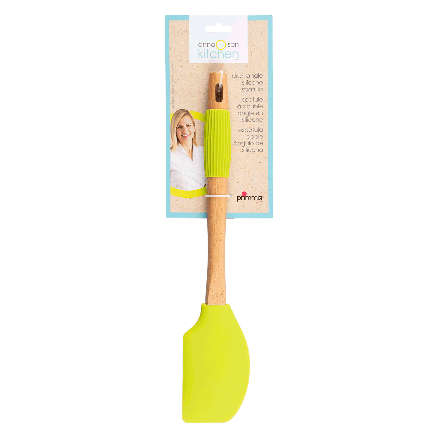 Anna Olson - Spatule &agrave; double angle en silicone