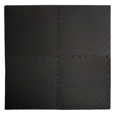 Anti-fatigue flooring interlocking mats, pk. of 4