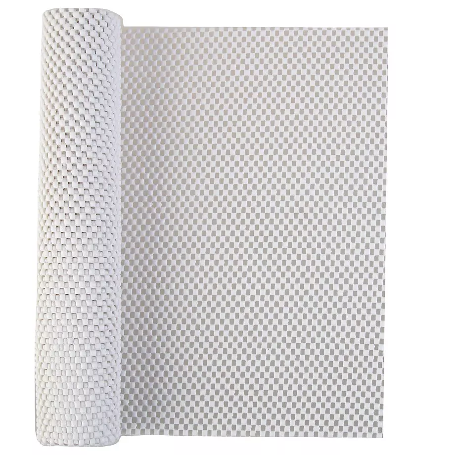 Anti-slip PVC mat, 30cm x 150cm, white