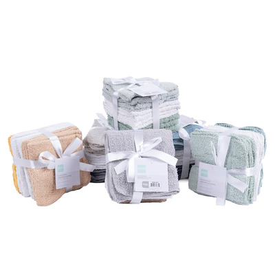 Assorted cotton washcloths, pk. of 12