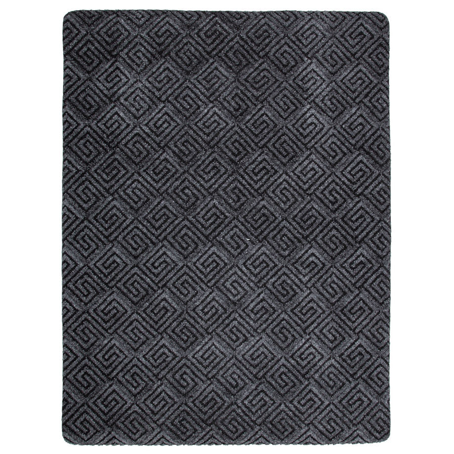 ATLAS Collection - Black Keys rug, 3'x4'
