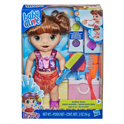 Baby Alive - Sunshine Snacks, eats & "poops" waterplay baby doll