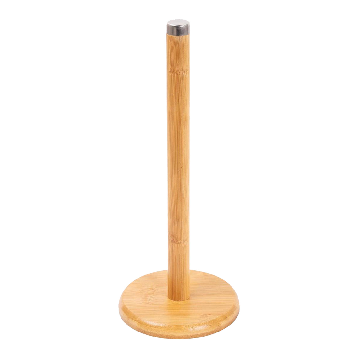 Bamboo paper towel holder