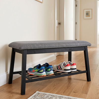 Banc d'entr&eacute;e avec coussin