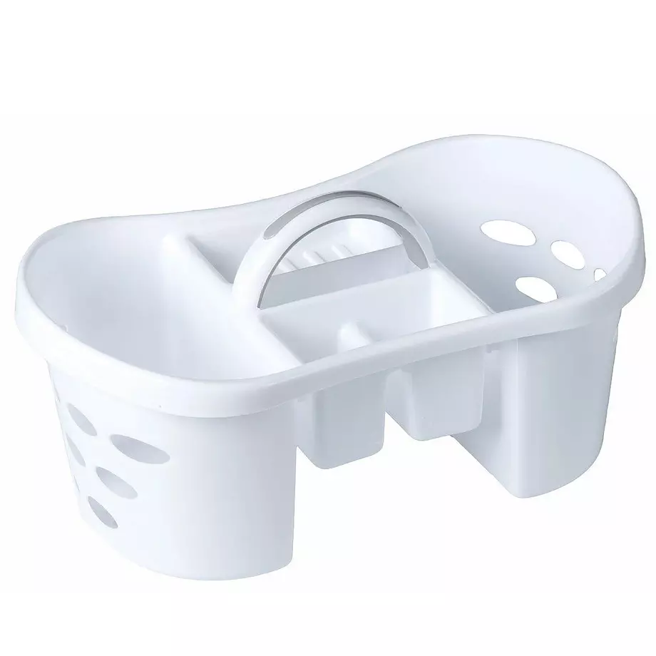 Bath caddy with 5 compartments