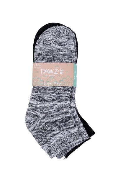 Bearpaw - Pawz by Bearpaw - Super soft lounge quarter socks - 4 pairs