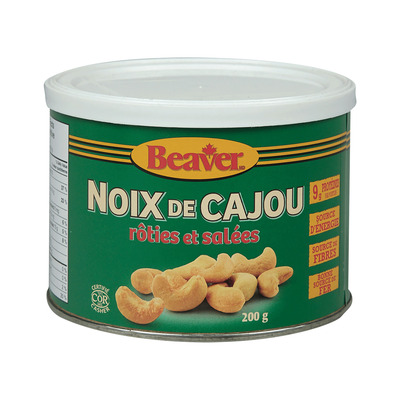 Beaver - Roasted salted cashews, 200g