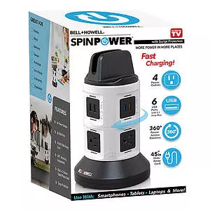 Bell+Howell - Spin Power outlet tower