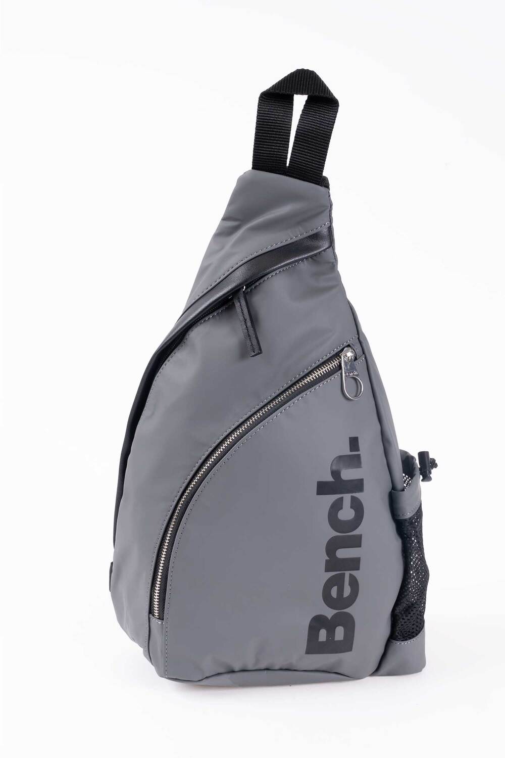 Bench - Sac à dos à bandoulière croisée avec sangle d'épaule réversible.  Colour: grey, Fr