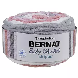Bernat Baby Blanket Stripes - Yarn, ballerina