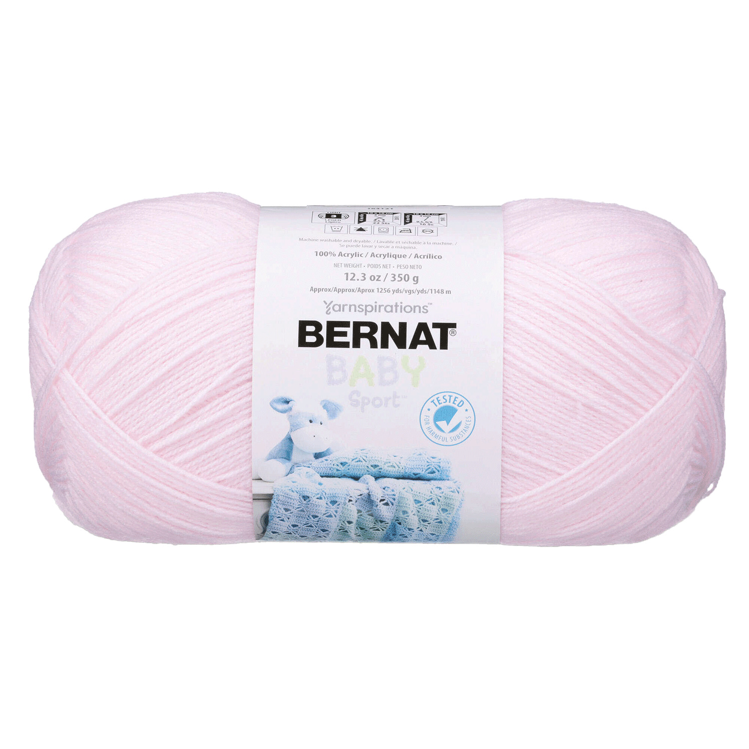 Bernat Baby Sport - Yarn, Baby pink