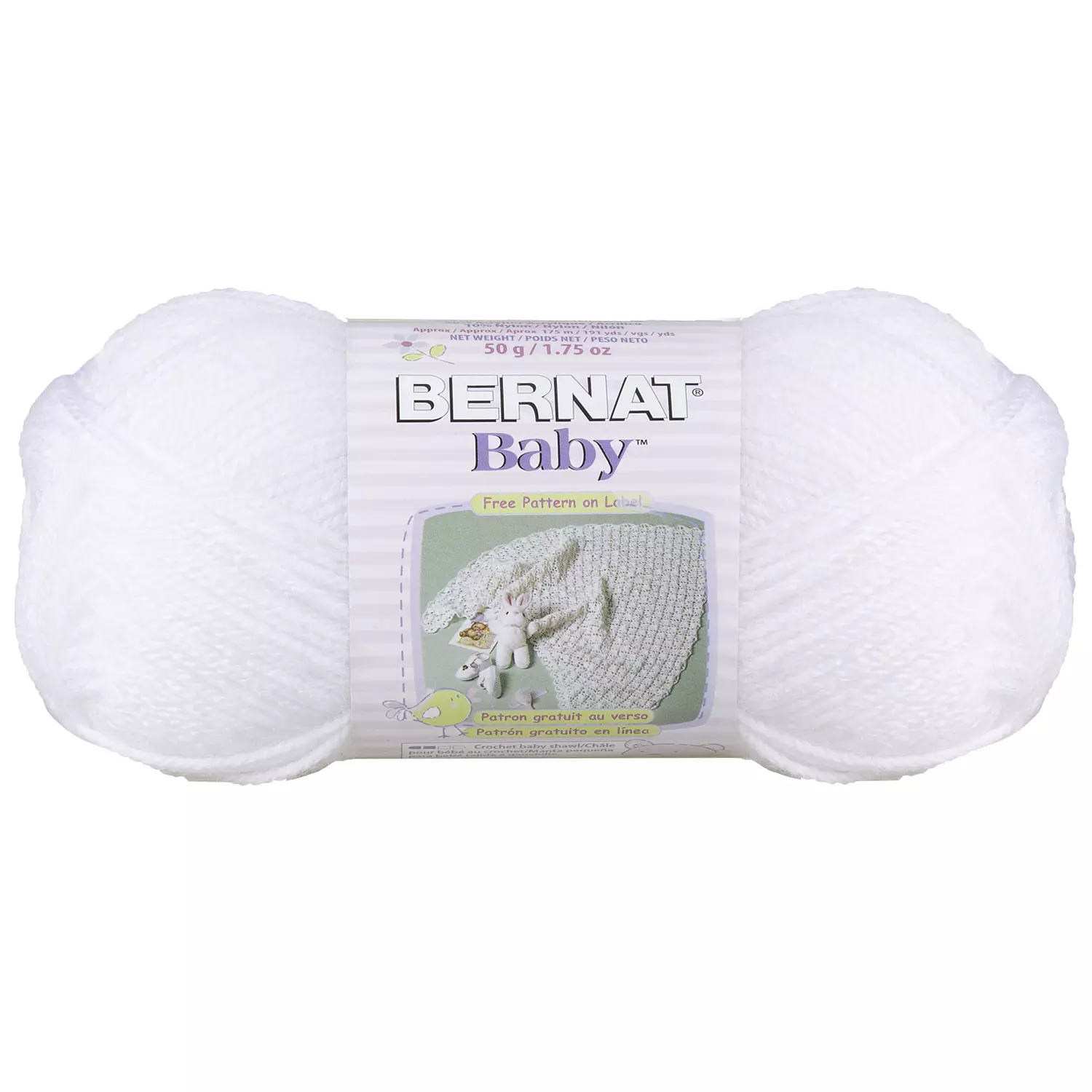 Bernat Baby  - Yarn, white