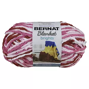 Bernat Blanket Brights - Yarn, raspberry ribbon varg
