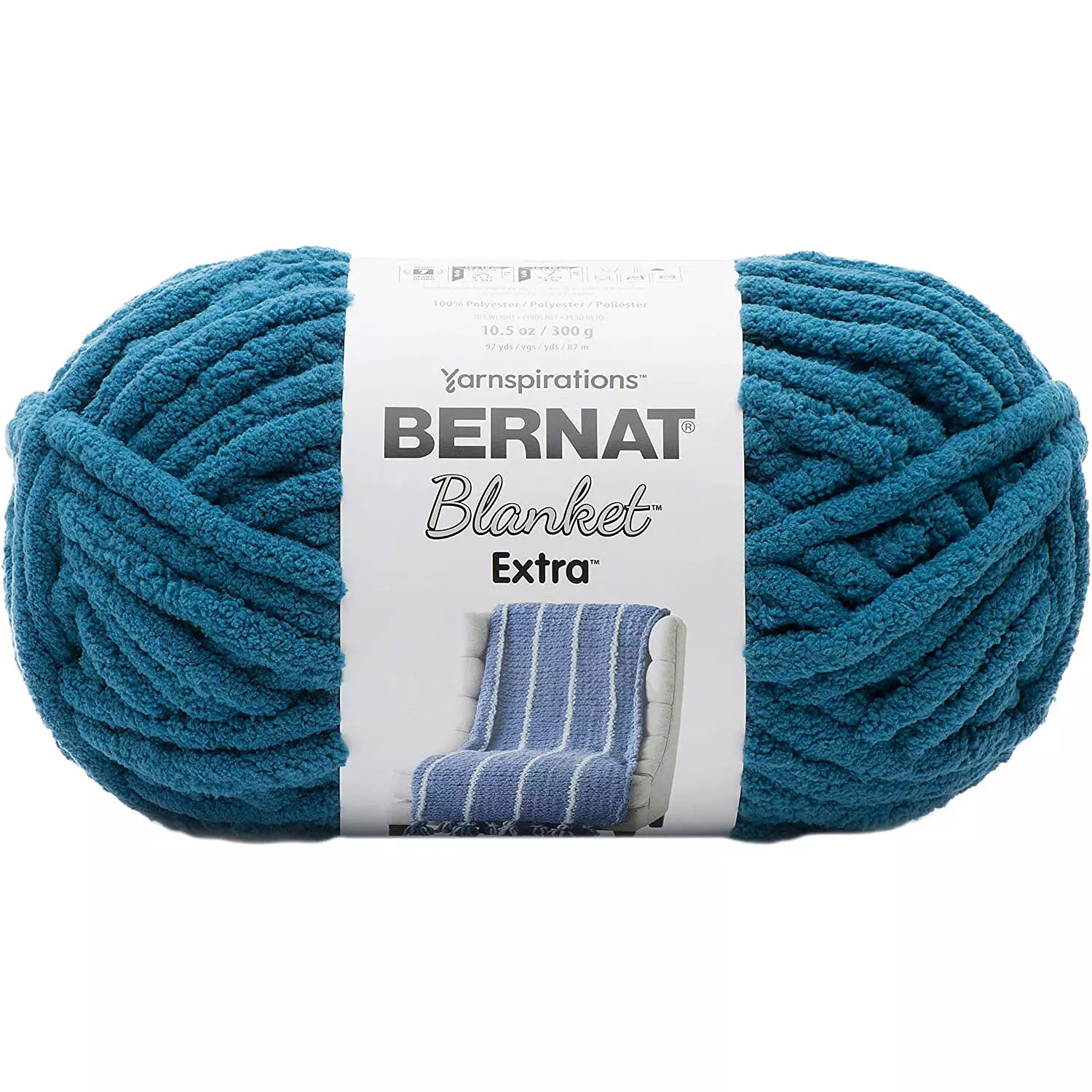 Bernat Blanket Extra - Yarn, velveteal