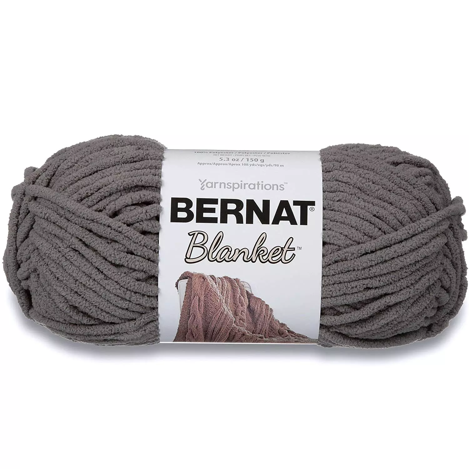 Bernat Blanket - Fil, gris fonc&eacute;