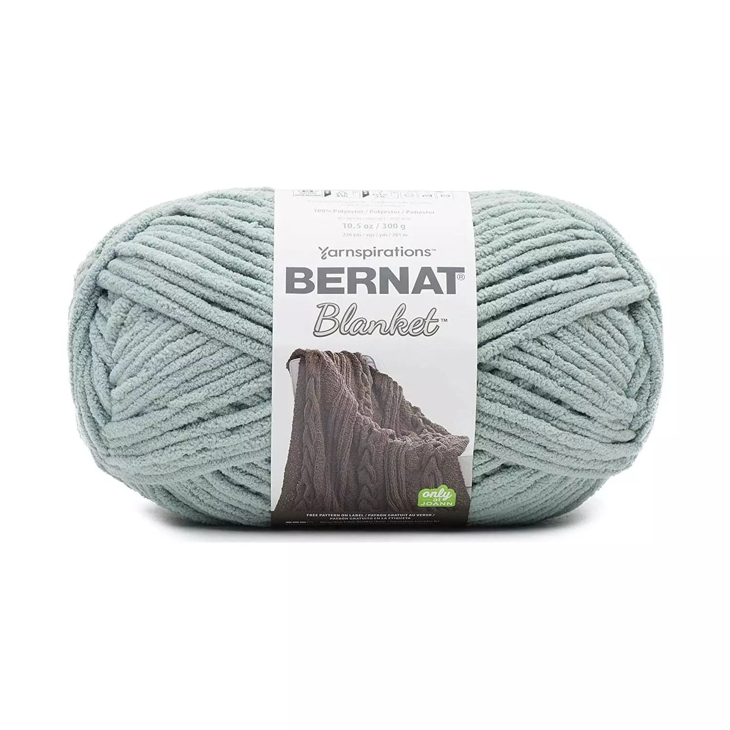 Bernat Blanket - Fil, vert fum&eacute;