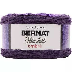 Bernat Blanket Ombré - Fil, aubergine