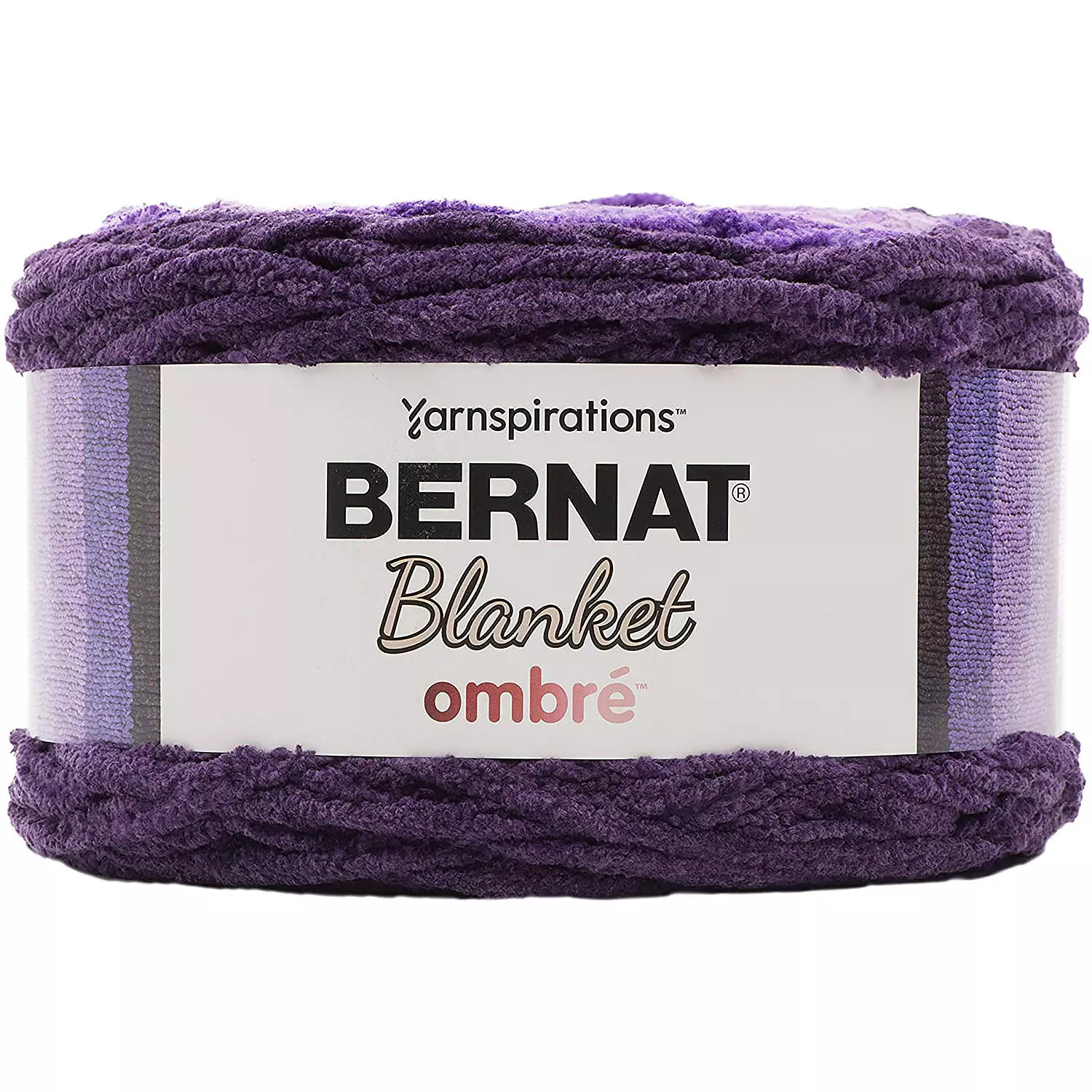 Bernat Blanket Ombré - Yarn, eggplant