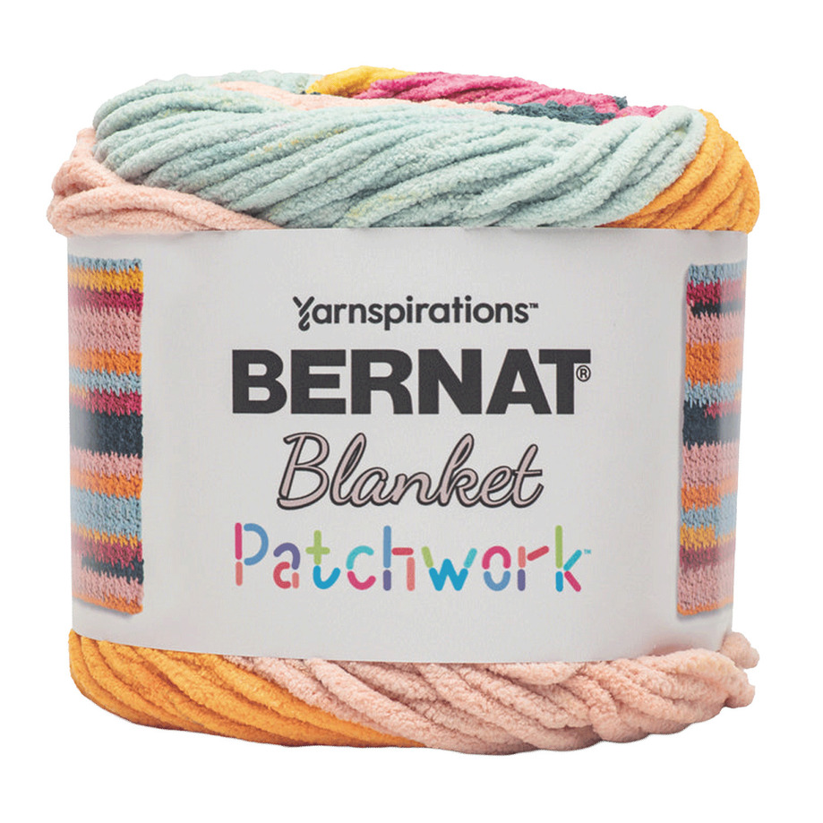 Bernat Blanket Patchwork - Éclat tropical
