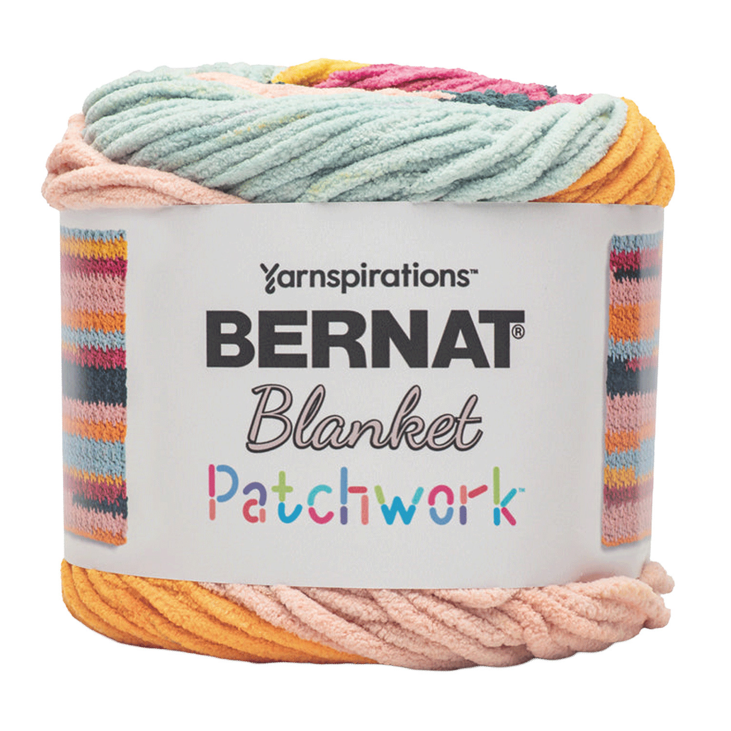 Bernat Blanket Patchwork - Tropical splash