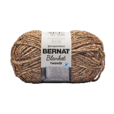 Bernat Blanket Tweeds - Yarn, Sandy tweed