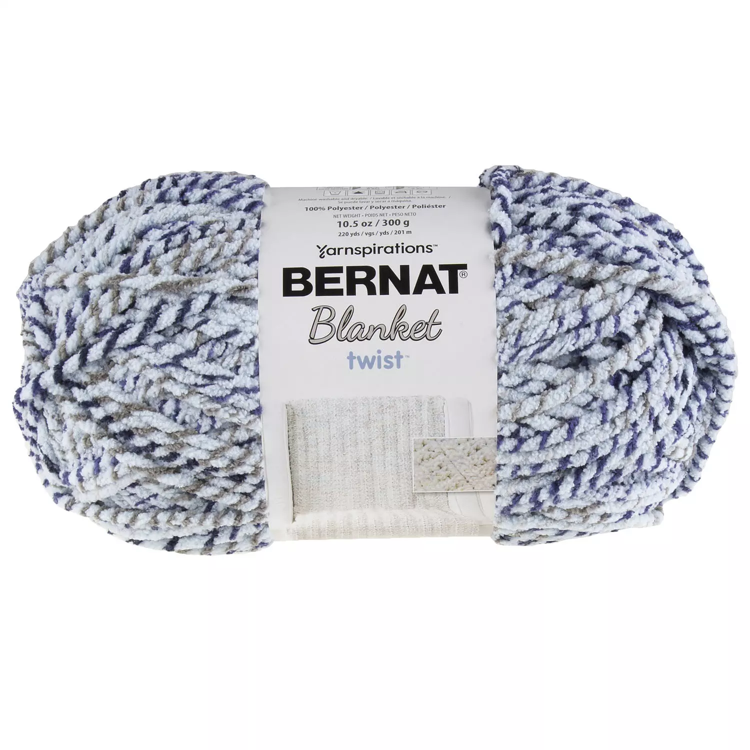 Bernat Blanket Twist - Fil, mer &eacute;toil&eacute;e