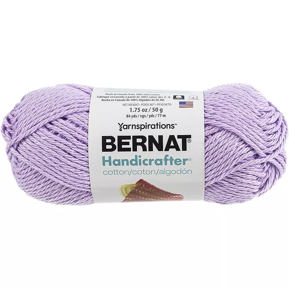 Bernat Handicrafter - Cotton yarn, orchid