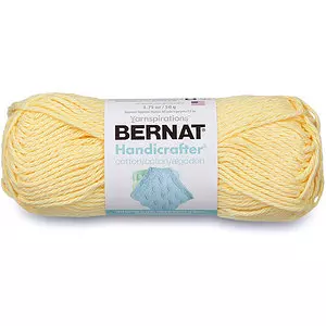 Bernat Handicrafter - Cotton yarn, pale yellow