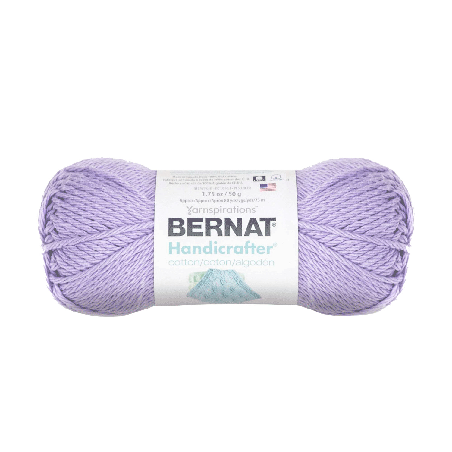 Bernat Handicrafter - Cotton yarn, Soft violet