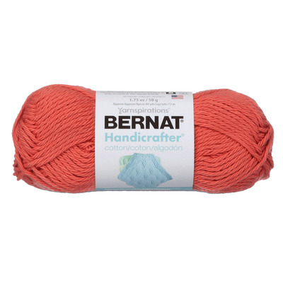 Bernat Handicrafter - Cotton yarn, Tangerine