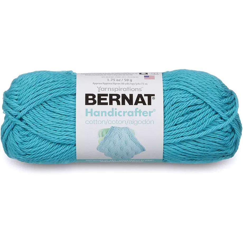 Bernat Handicrafter - Laine en coton, bleu mod